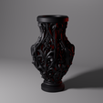 pic-1.png 哥特式花瓶 - 黑暗幻想 3D 打印模型
