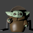 5 yoda.png Download STL file Baby Yoda - the mandalorian pack • 3D printing design, Aslan3d