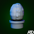 Wall-nut-side-view-solid.png Wall-nut - Plants vs zombies mini figura stl