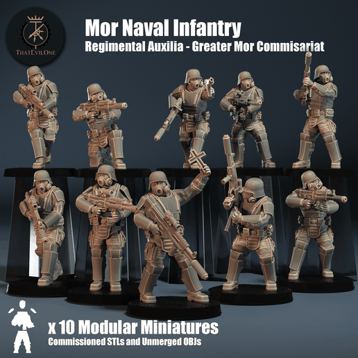 Greater Mor Infantry Squad - Commissioned