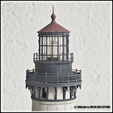 02-destruction-island-lighthouse-3d-model-n-scale-print-lantern.png DESTRUCTION ISLAND LIGHTHOUSE - N (1/160) SCALE MODEL LANDMARK