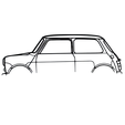 Mini-Cooper.png Mini Cooper Silhouette Wall Art