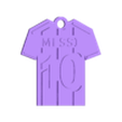 Llavero camiseta Mesi10 .stl Keychain Messi / Keychain Messi