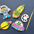 Kit-AstronautaNiño2.jpg Cortadores galletas Astronautas, cohete y el espacio