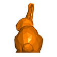 LowpolyStanfordBunnyUprightEars3DImage4.png Lowpoly Stanford Bunny With Upright Ears