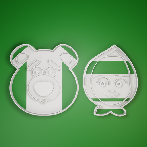 Masha cookie cutter - The Cookie Cutter Co
