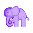 elephant.obj elephant STL, OBJ