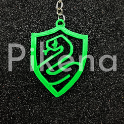 2.png Slytherin Minimalist Keychain