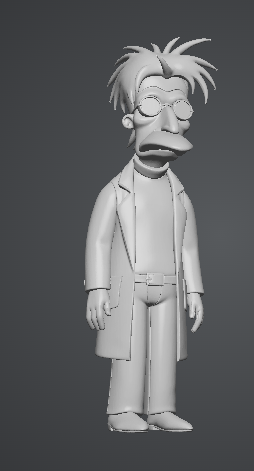 🚝 Sebastian Cobb Simpsons figure monorail・ STL File for 3D printing・Cults