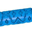 8654545666.jpg knit clay roller stl / Knitting  Pattern pottery roller stl / chain clay rolling pin /flower pattern cutter printer