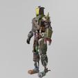 Renders0016.png Trash Robot Lowpoly Rigged