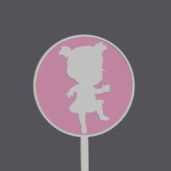 08-bbg4.jpg Cupcake Topper - Bossy Baby Girl 4