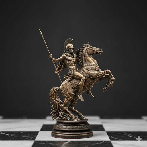 chess horse 3D model