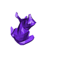 husky_v1.stl Datei STL Dog Husky low poly・Modell für 3D-Druck zum herunterladen