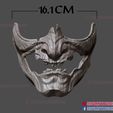 ghost_of_tsushima_mask_skeletal_13.jpg Ghost of Tsushima Skeletal Vengeance Mask - Japanese Oni Samurai Helmet