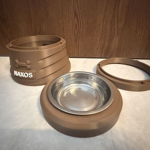 Quiet Tide – Modular Height-Adjustable Pet Bowl | Stackable 3D Print