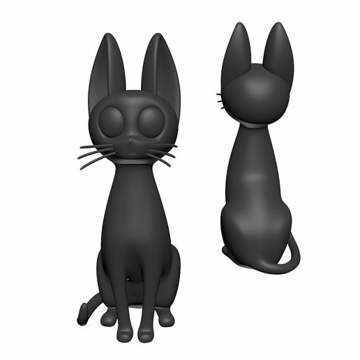 blackcat★JiJi 🐱 Jiji cat・ 3D File for ・Cults