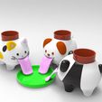 cat-dog-panda-flowerpot-5.jpg cat dog and panda bear planters
