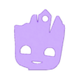 BBgrootkeychainbyqbko.stl Llavero BB Groot