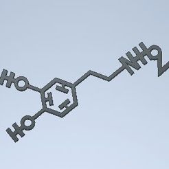 Capture.JPG Dopamine molecule (C8H11NO2