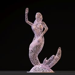 10009.jpg 3D file Mermaid 2・3D printable model to download