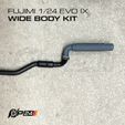 Evo-IX-posts-12.jpg Fujimi 1/24 Mitsubishi Evolution IX Custom Wide Body Kit