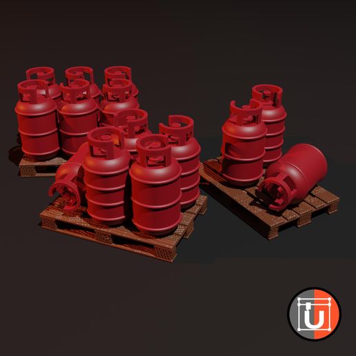 Dangerous Terrain: Gas Bottles 3D model