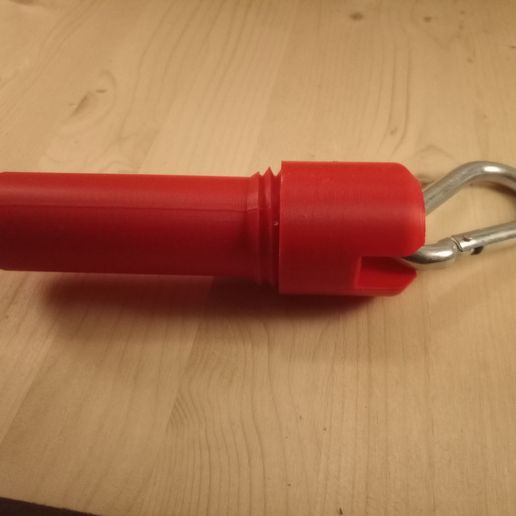 Watertight Cylinder (With O-ring and Carabiner Slot)