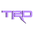 TRD lightning.stl Toyota TRD custom logo