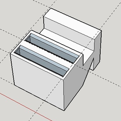 sketchup.png Бесплатный 3D файл Держатель карты памяти microSD для кронштейна инструмента Monoprice Mini Select・3D-печатный объект для загрузки