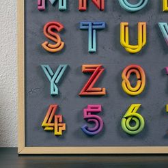 Miniatura thingiverse.jpg Free STL file Alphabet "36 Days of Type"・3D printable model to download