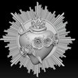 A5.jpg Model of the Immaculate Heart of Mary 2 3D print mode