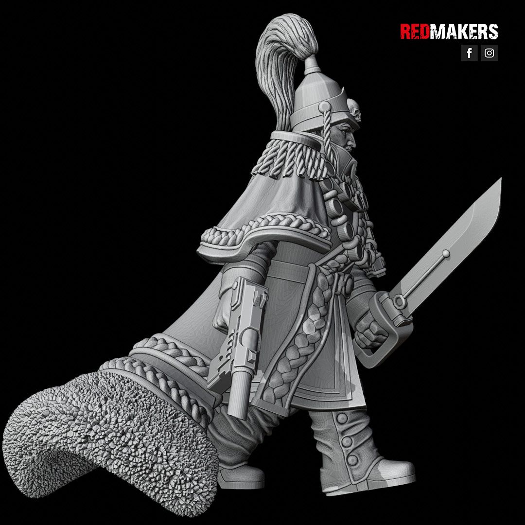 Z2.jpg Download file Royal Regiment - Officer of the Imperial Force • 3D printable template, RedMakers