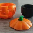 angry-pumpkin-2.jpg Two angry and one surprised Halloween pumpkins (candle holder, plant base, and candy bowl)