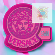 Versace-Logo.png Carcasa de molde con logotipo Versace