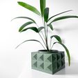 misprint-0092.jpg The Eldan Planter Pot with Drainage | Modern and Unique Home Decor for Plants and Succulents  | STL File