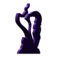 silhouettes.stl Escultura Hombre Mujer Beso, Estatua de Amor, Amor Eterno Pareja Enamorada