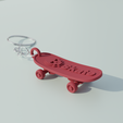 skate3.png Skateboard keychain
