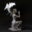 03 DSC_7506p.jpg Archivo STL Mujer y dragón・Diseño para descargar y imprimir en 3D