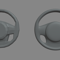 Steering_Wheel_Car_Custom_Render_01.png STL file Car steering wheel // Custom Design 01・3D print design to download