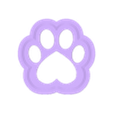 paw 30.STL PAW 4 PCS -POLYMER CLAY CUTTERS