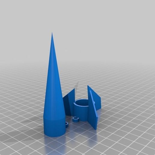 Free STL file Model rocket Rockets・3D print model to download・Cults