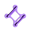 Fixation lipo whoop 130mm 1707.stl Fichier STL gratuit Whoop Drone Cross 4S Vol de nuit Acro・Modèle imprimable en 3D à télécharger
