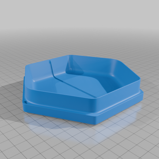 Tray_hex_tall_v02.png Hex token tray tall - modular GeekShapes system