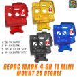 Geprc-Mark-4-GH11-Mini-Mount-25-Degree-2.jpg GEPRC Mark4 Gopro Hero 11 Mini Mount 25 Degree