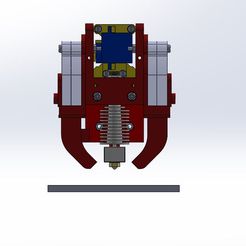 01.jpg STL file Prusa i3 Bowden Extruder and Auto Bed Leveler・3D printer model to download