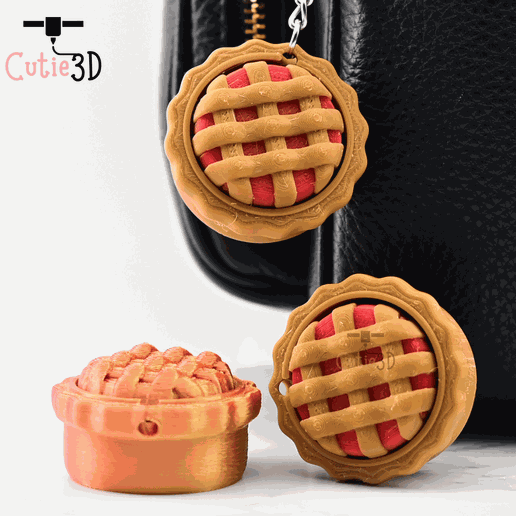 Cutie3D-Twisty-Keycap-Fidget-Clicker-Keychain-For-Pie-Lovers-06.png Цифровые загрузки - Cutie3D Twisty Keycap Fidget Clicker Keychain For Pie Lovers - Cute Backpack Keychain