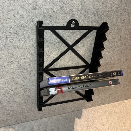 🎮 Wall games stand holder for PlayStation PS5 PS4・ STL File for 3D ...
