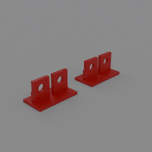 Filament Spool Roller Stand — 608 Bearing Holder (Pair)
