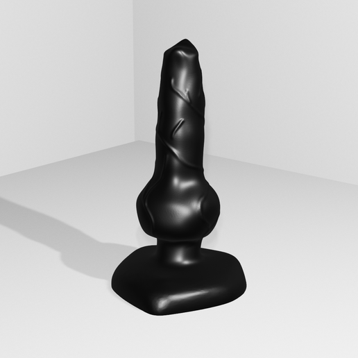Yuri - dog/wolf fantasy dildo - 3D model önizlemesi